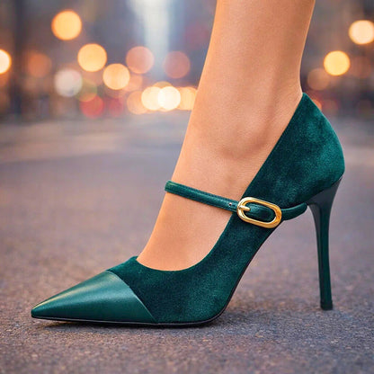 Ariella Velvet Heels