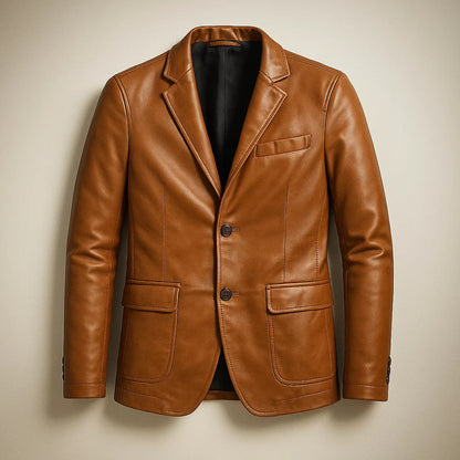 Hayes Signature Leather Blazer