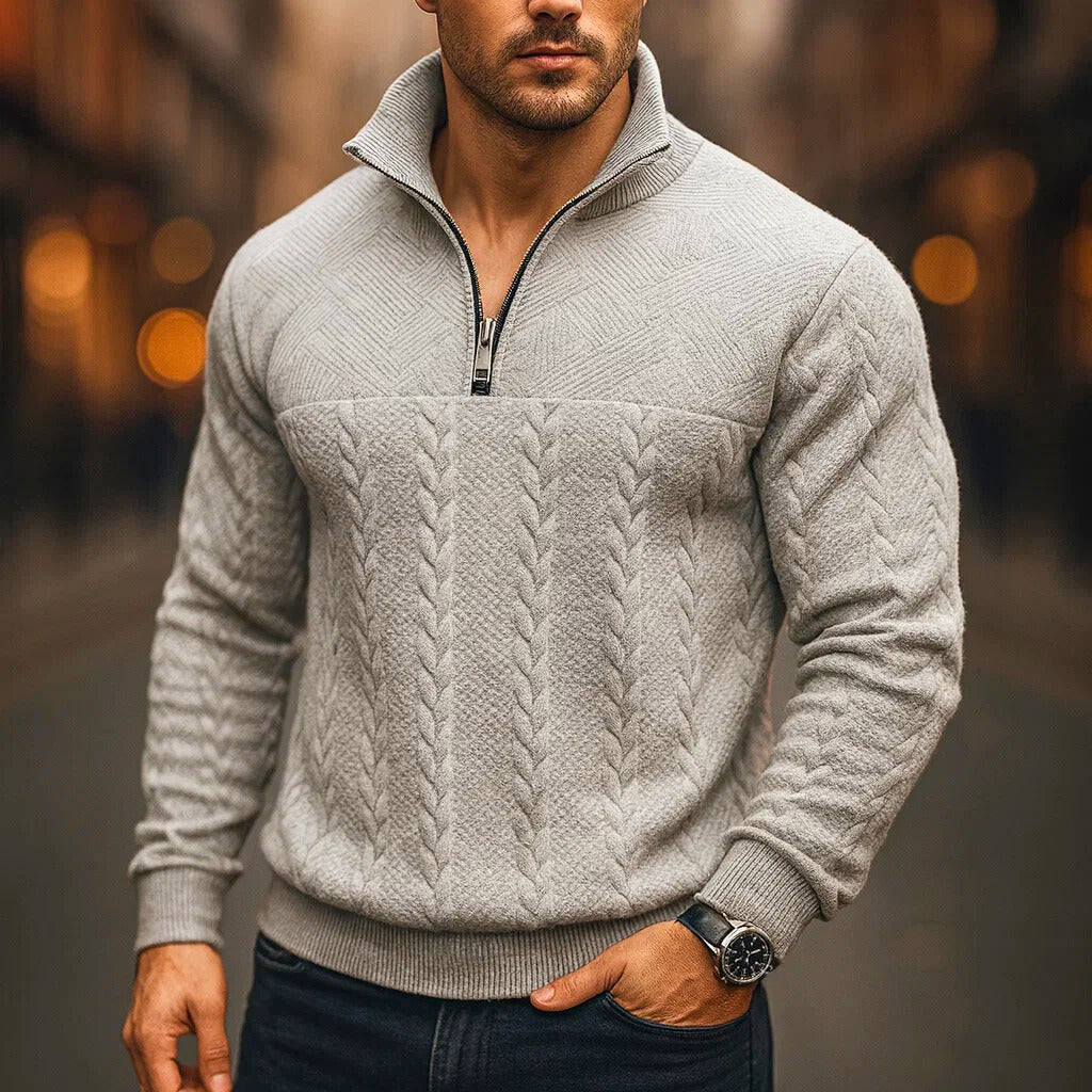 Hudson Jacquard Sweater