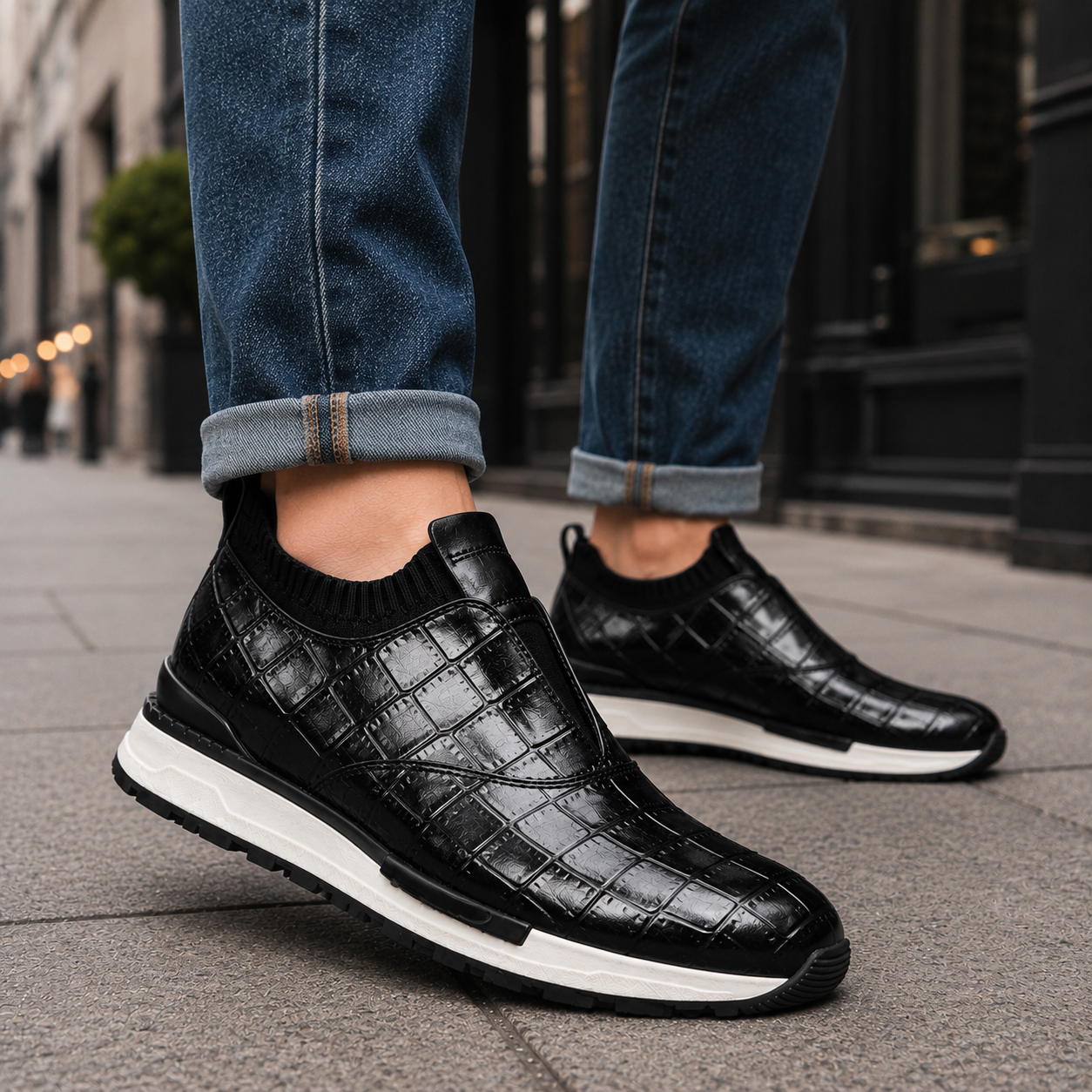 Enzo Leather Sneakers