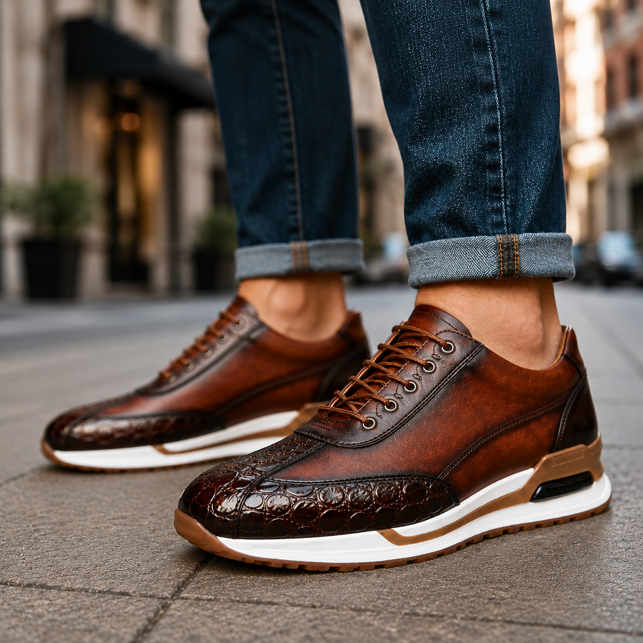 Santino Leather Sneakers