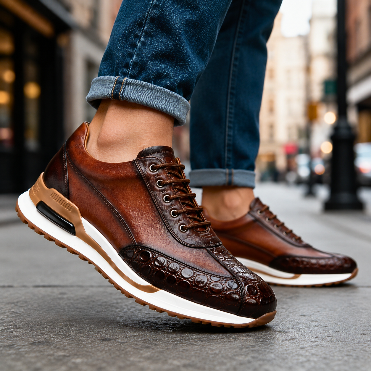 Santino Leather Sneakers