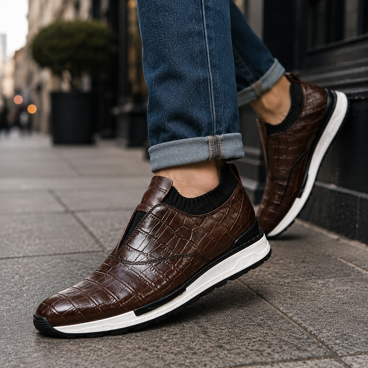 Enzo Leather Sneakers