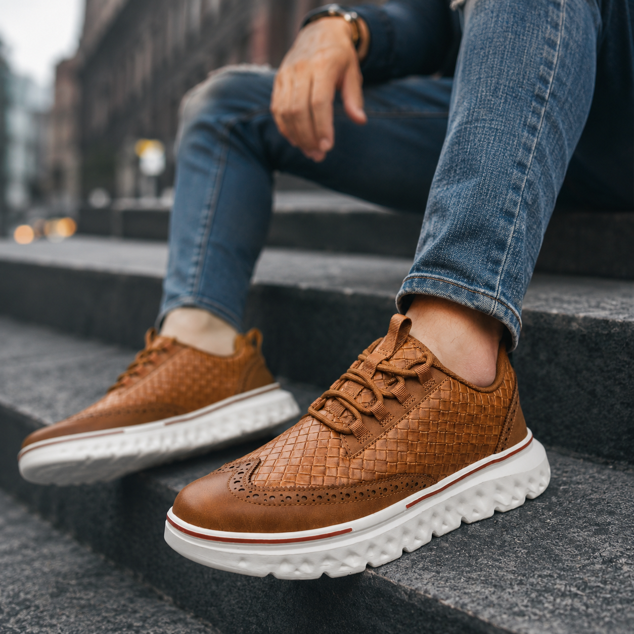 Lorenzo Leather Sneakers