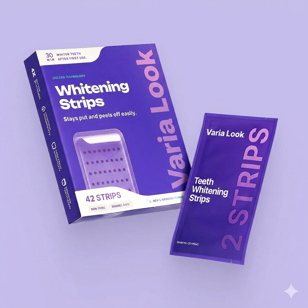 Ultra-thin Purple Whitening Strips