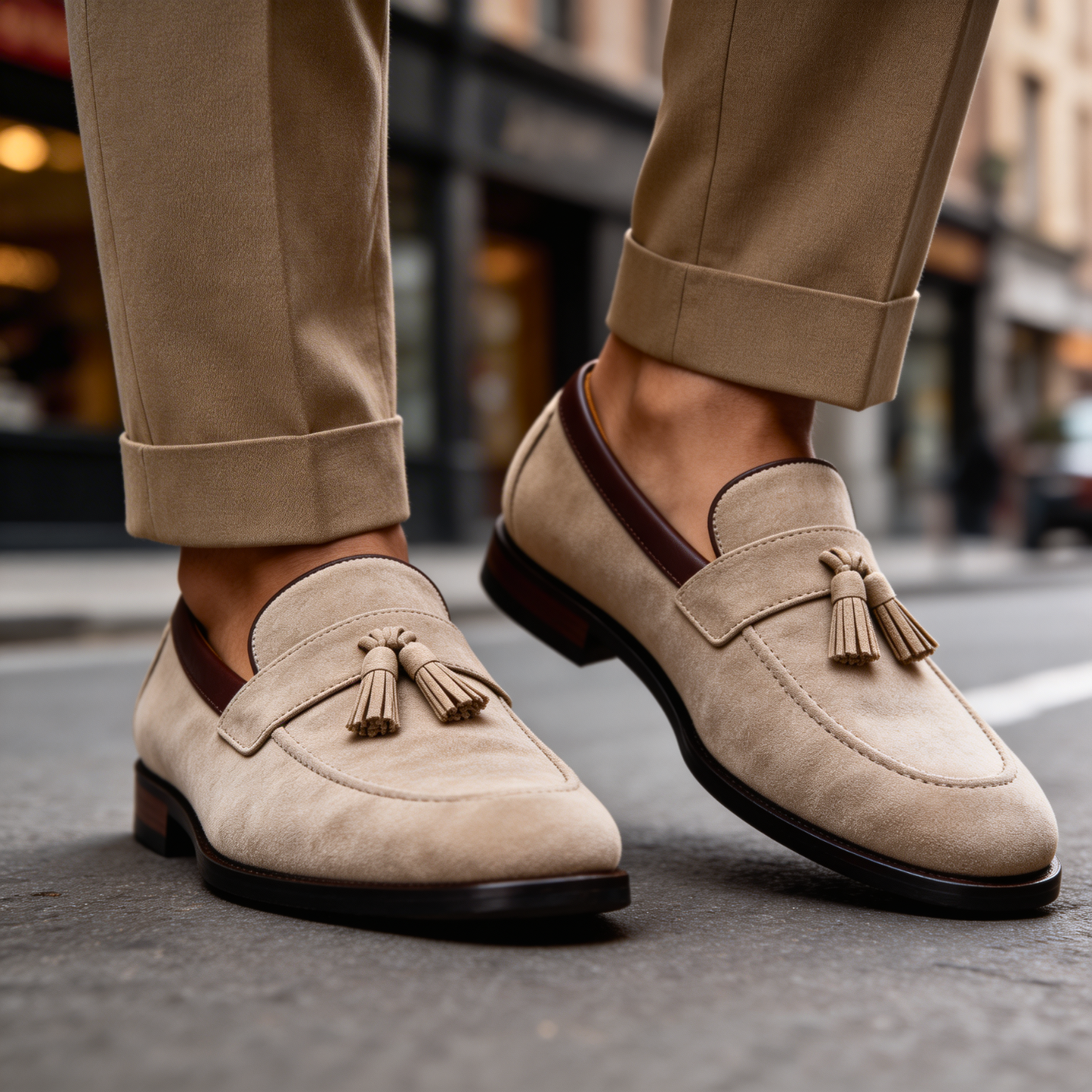 Vitale Italian Suede Loafers