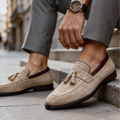 Vitale Italian Suede Loafers