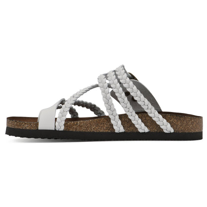 Hayleigh Braided Cork Sandals  - The Perfect Summer Sandal