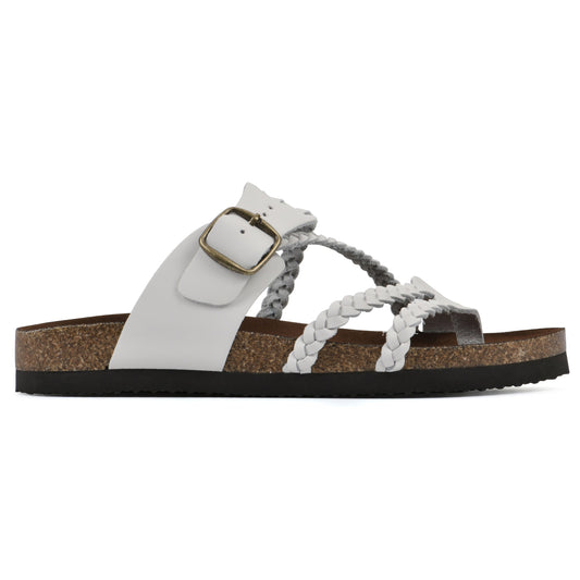 Hayleigh Braided Cork Sandals  - The Perfect Summer Sandal