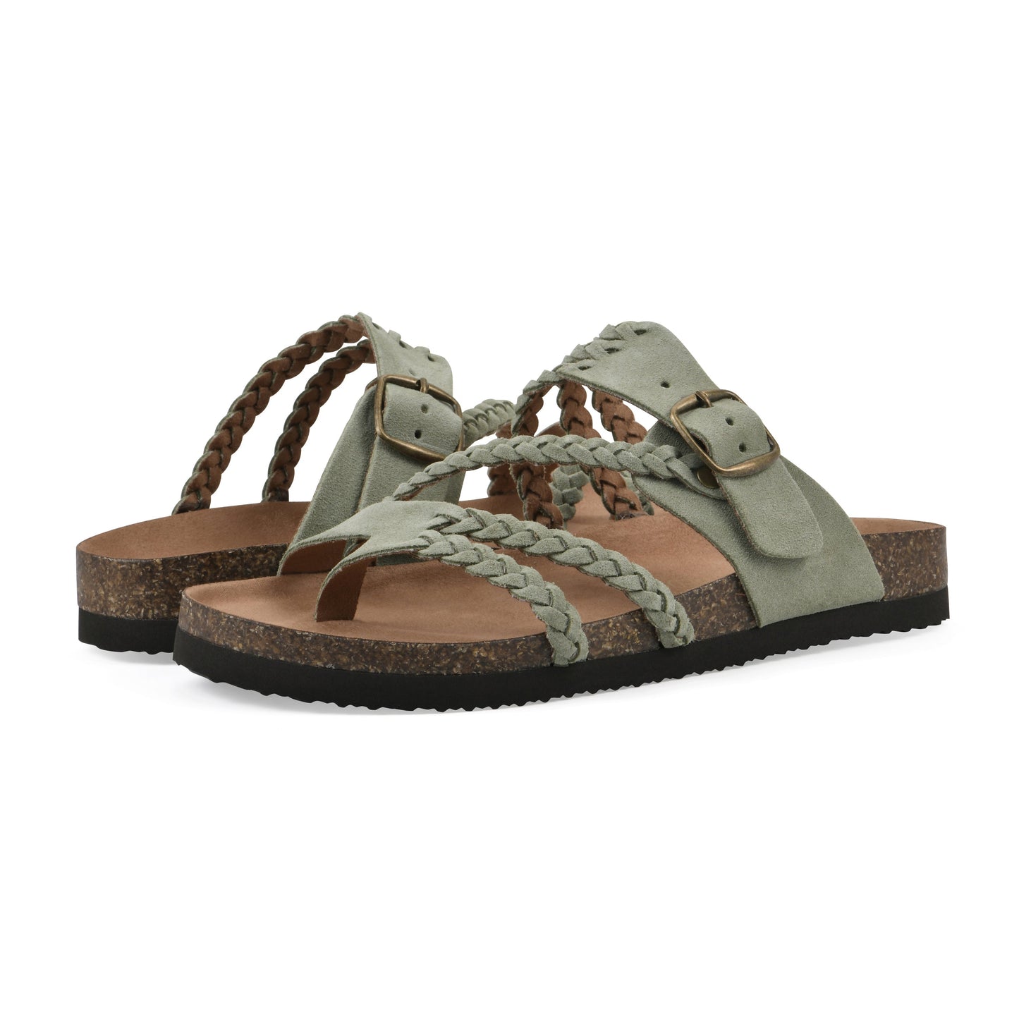 Hayleigh Braided Cork Sandals  - The Perfect Summer Sandal