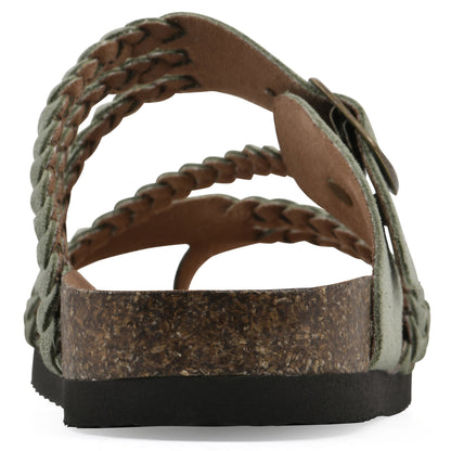 Hayleigh Braided Cork Sandals  - The Perfect Summer Sandal
