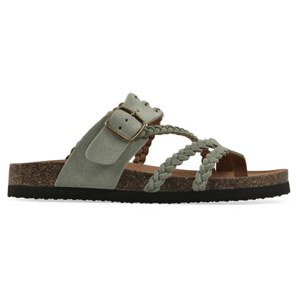 Hayleigh Braided Cork Sandals  - The Perfect Summer Sandal