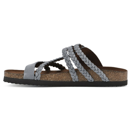 Hayleigh Braided Cork Sandals  - The Perfect Summer Sandal
