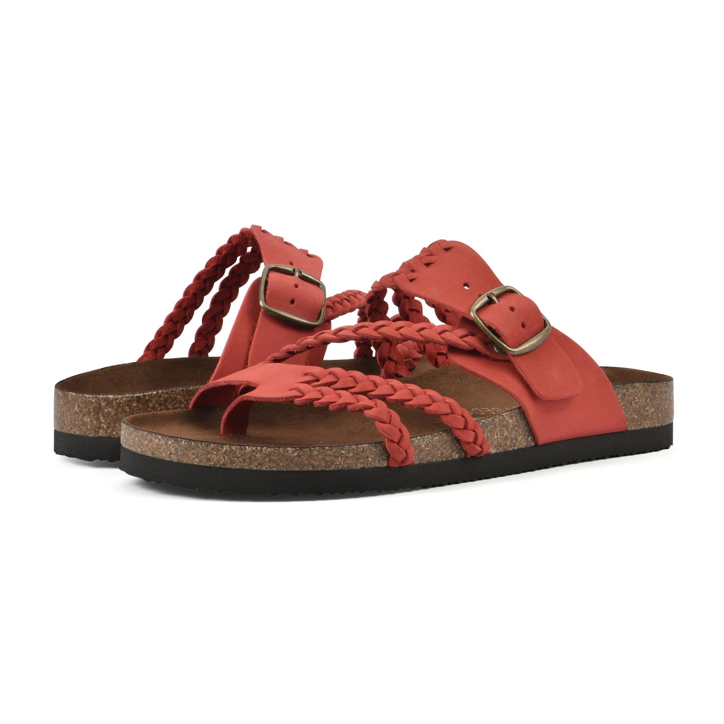 Hayleigh Braided Cork Sandals  - The Perfect Summer Sandal