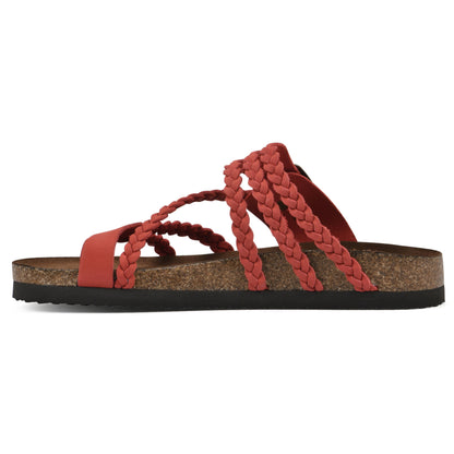 Hayleigh Braided Cork Sandals  - The Perfect Summer Sandal