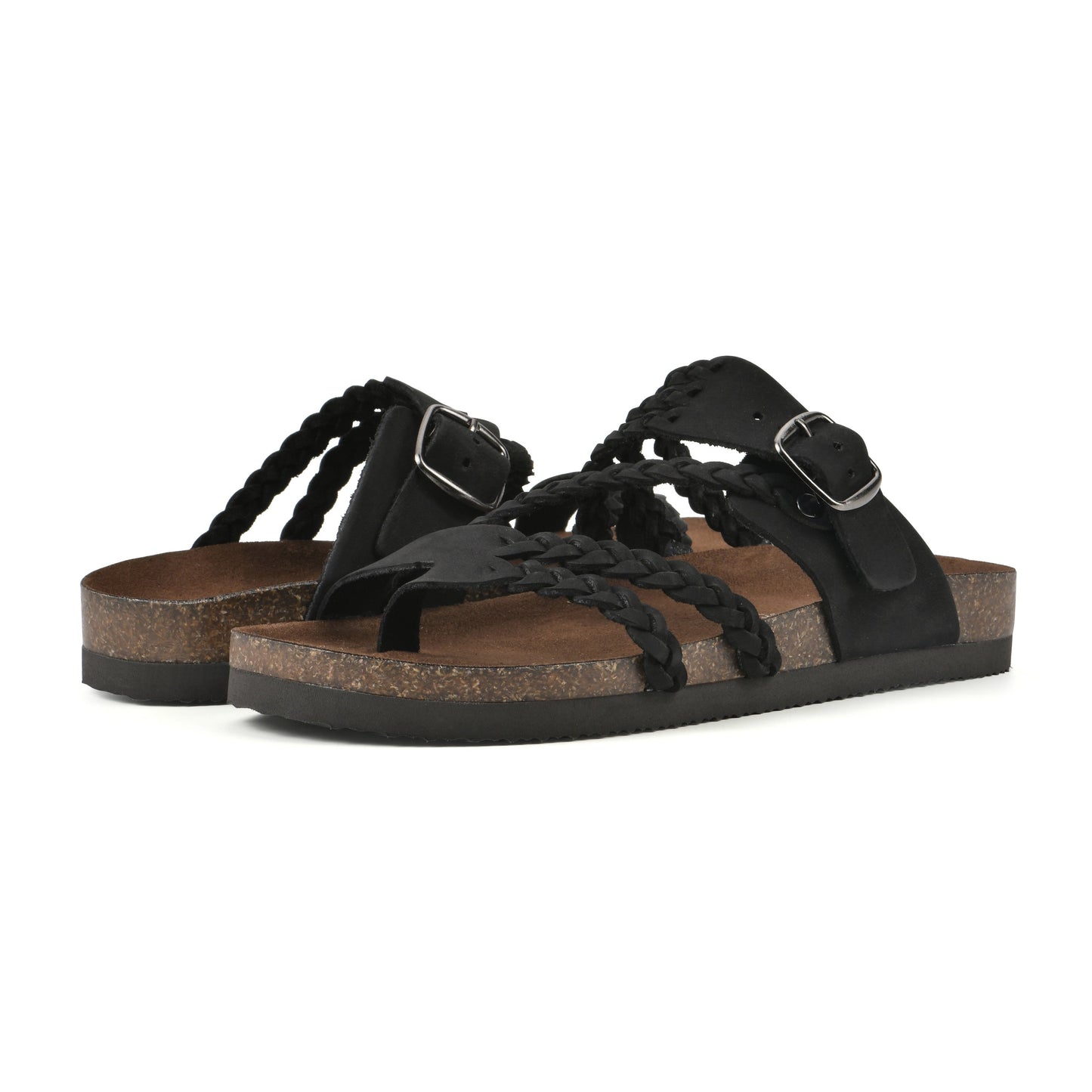 Hayleigh Braided Cork Sandals  - The Perfect Summer Sandal