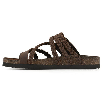 Hayleigh Braided Cork Sandals  - The Perfect Summer Sandal