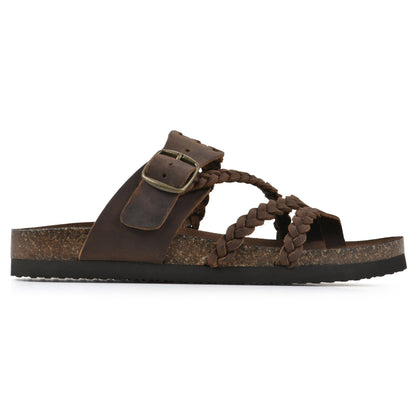 Hayleigh Braided Cork Sandals  - The Perfect Summer Sandal