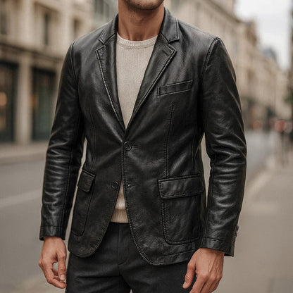 Hayes Signature Leather Blazer