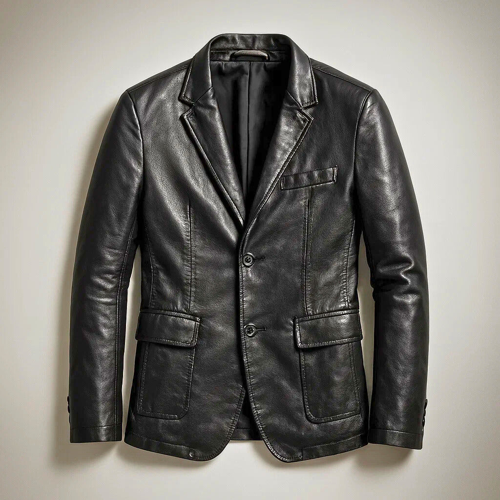 Hayes Signature Leather Blazer