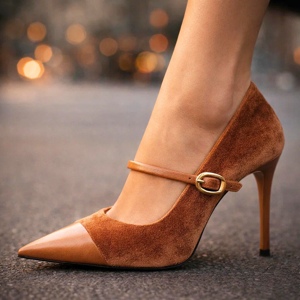 Ariella Velvet Heels