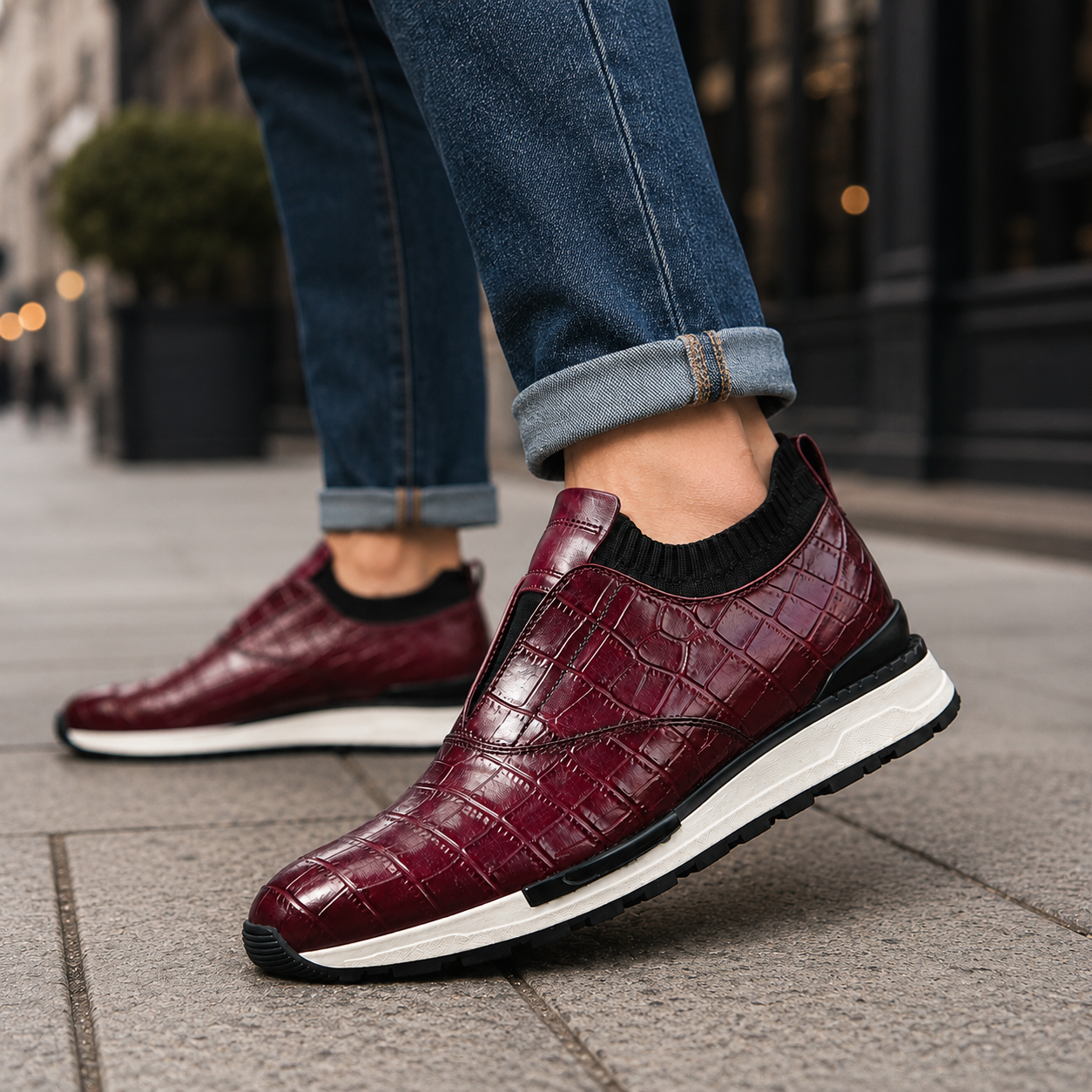 Enzo Leather Sneakers