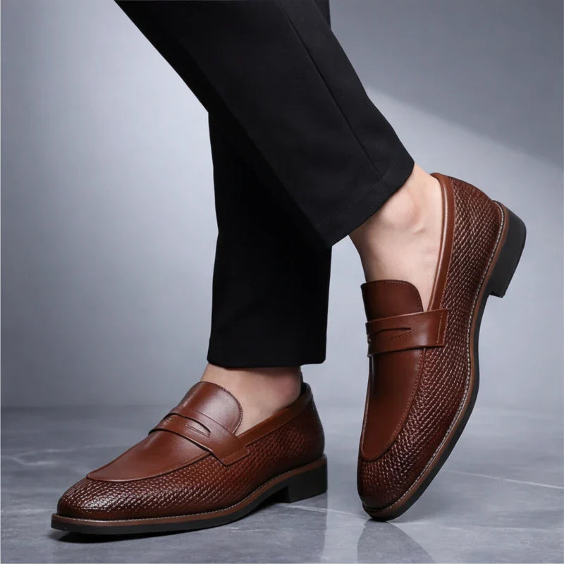 Marcelli Leather Loafers
